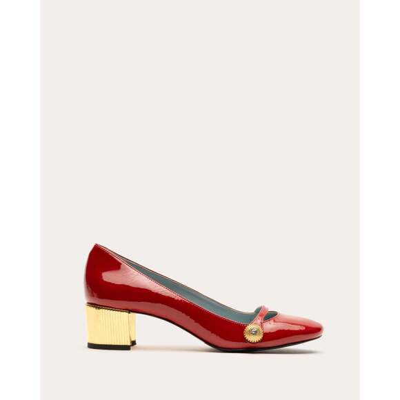 Frances Valentine Shoes - Gaga Pump Crinkled Leather